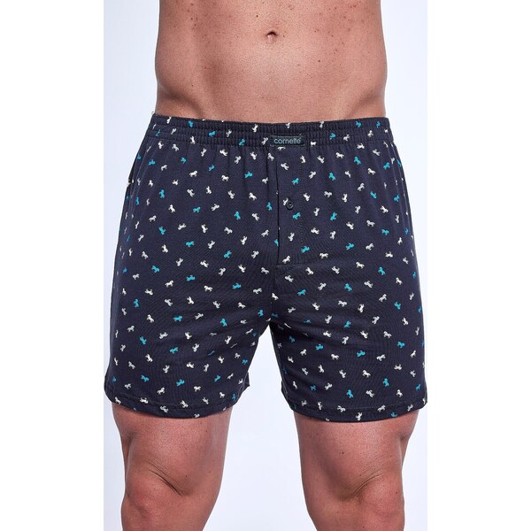 Cornette Grafitové pánske boxerky s potlačou Comfort 002/313 M-2XL 65460604