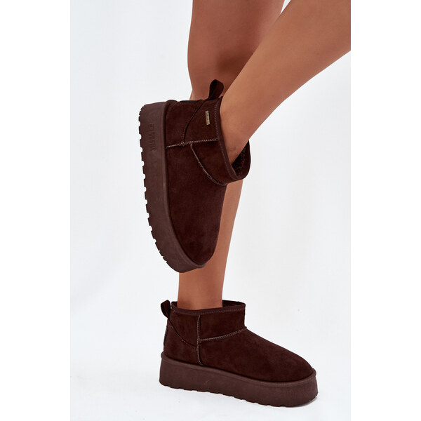 Big Star Shoes Dámske snežnice s nízkou platformou Big Star - 65460315