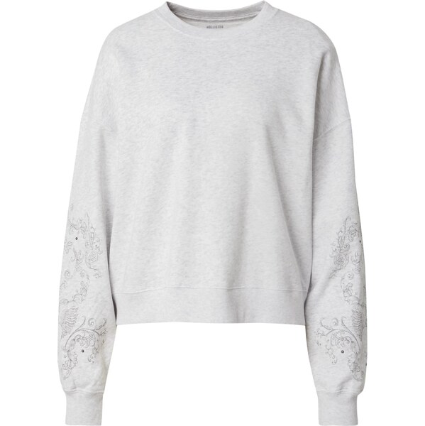 HOLLISTER Mikina IZZY LANE sivá / čierna 65967201