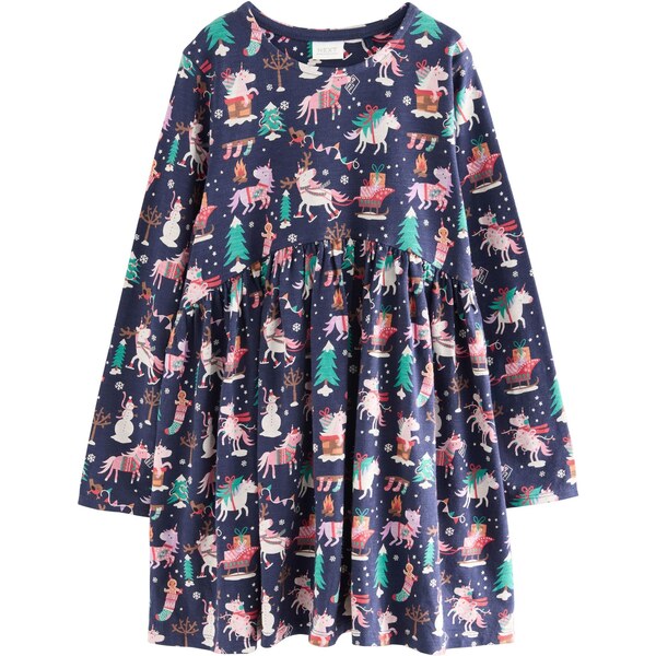 Next Šaty námornícka modrá / tyrkysová / ružová / biela 65660406