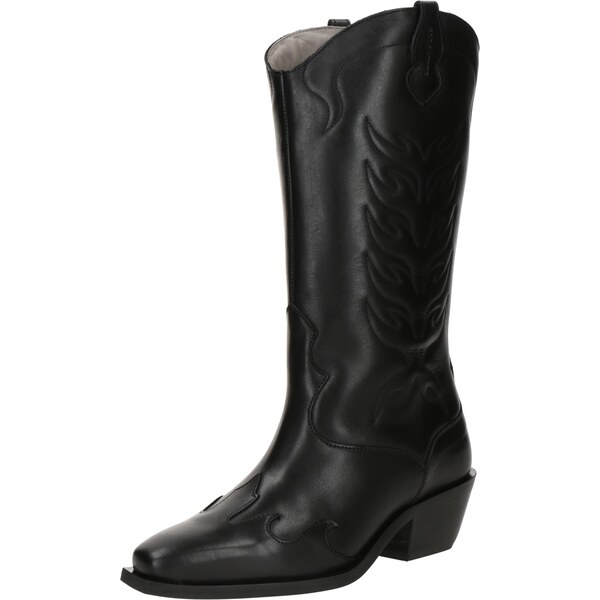 AllSaints Kovbojské čižmy DOLLY čierna 65619633