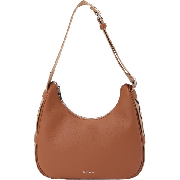 Coccinelle Kabelka na rameno RAQUEL nebielená / koňaková / čierna 65461059