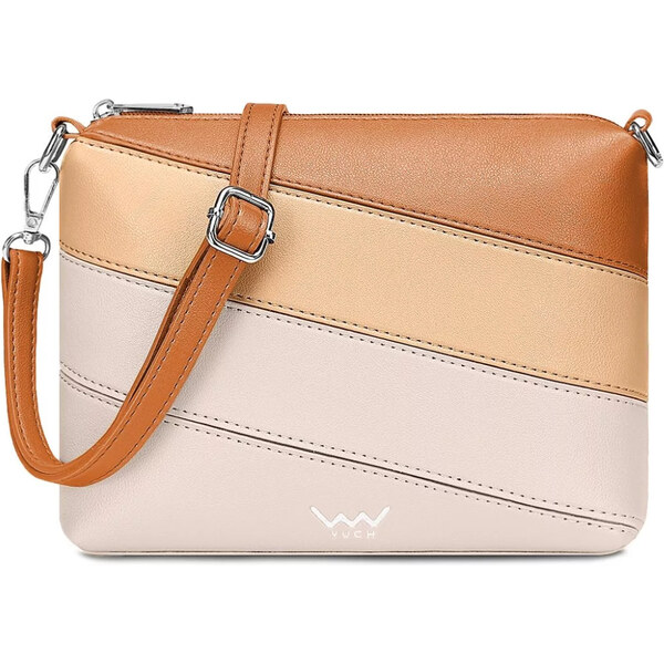 Dámska kabelka Vuch Coalie Striped Beige 65463642
