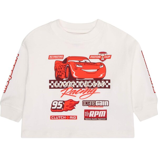 GAP Tričko DIS CARS béžová / červená / vínovo červená / biela 65853208