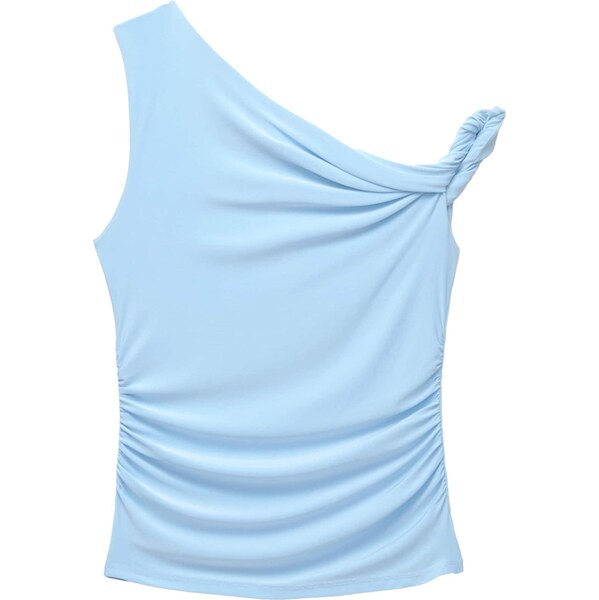 Pull&Bear Top svetlomodrá 65731369