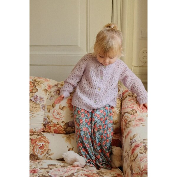 Detský kardigan s prímesou vlny Konges Sløjd ISA CARDIGAN 65478551