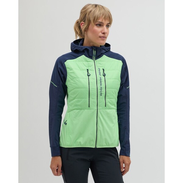 Dámska skialpová bunda Silvini Asprino zelená/tmavo modrá 65472406