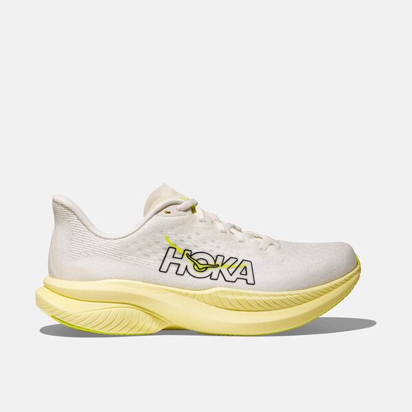 Dámske bielo-žlté bežecké tenisky Hoka Mach 6 65473761