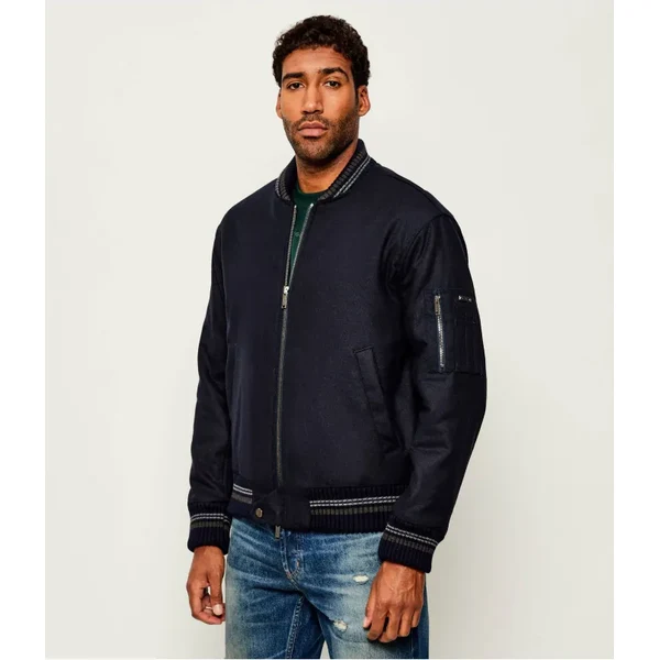 Iceberg Vlnená bunda bomberka | regular fit | s prímesou hodvábu 65473632