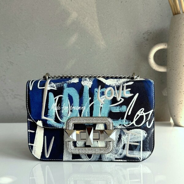 Kožená kabelka CROMIA IT Love 65467199