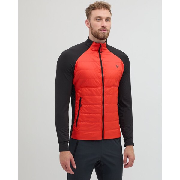 Pánska funkčná mikina Silvini Grado čierna/červená 65472397