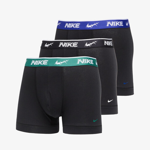 Boxerky Nike DRI-FIT Everyday Cotton Stretch Trunk 3-Pack Black S 65469362