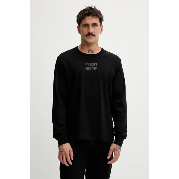 Bavlnené tričko s dlhým rukávom Diesel T-MADJUST-LS-T1 65471837