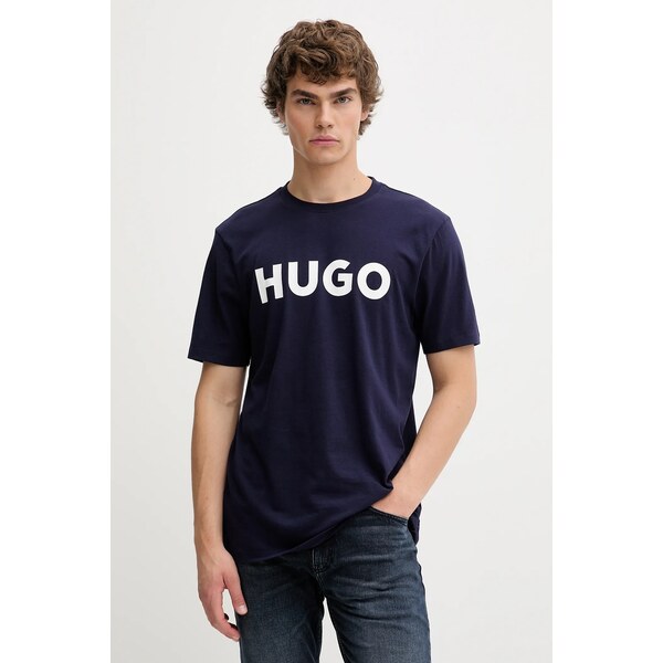 Bavlnené tričko HUGO Dulivio 65472779