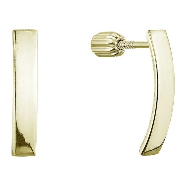 Evolution Group Nežné pozlátené visiace náušnice 61065/AU 66582780