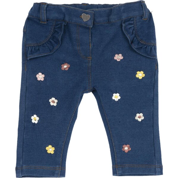 Chicco Nohavice modrá denim / žltá / rosé / biela 65655758
