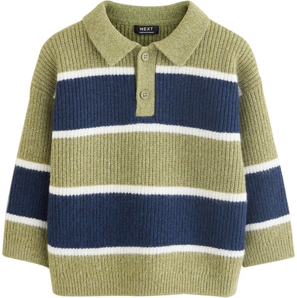 Next Sveter námornícka modrá / svetlozelená / biela 65886788