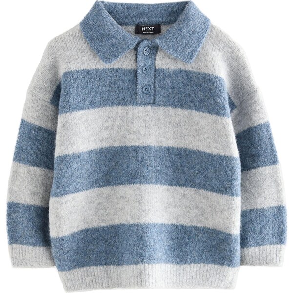 Next Sveter modrá / biela 65887559