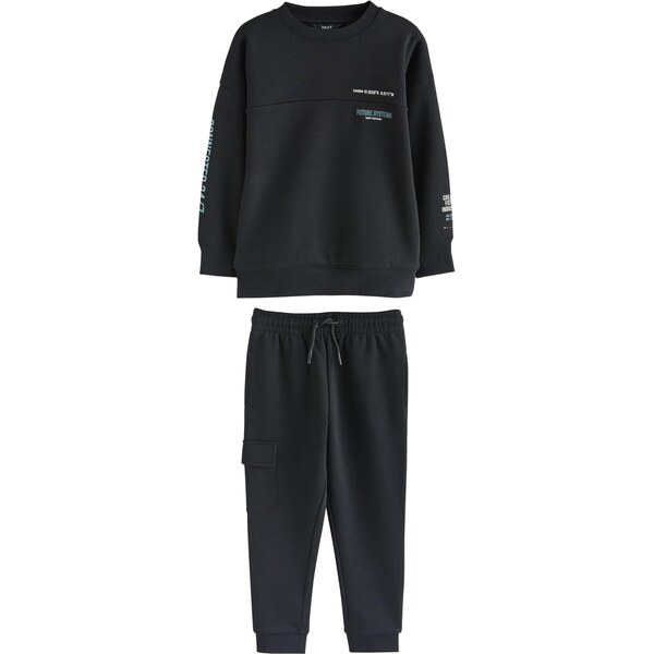 Next Joggingová súprava nefritová / čierna / biela 65892510