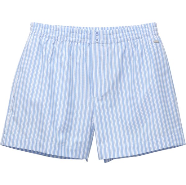 Pull&Bear Nohavice modrá / biela 65577060