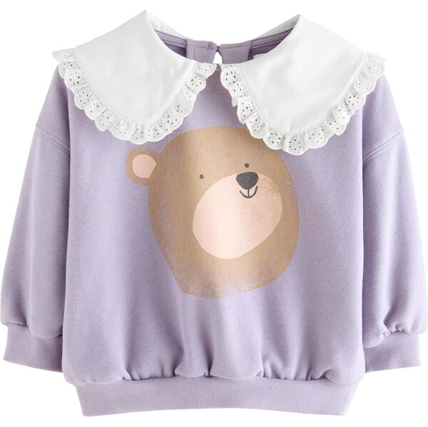 Next Mikina hnedá / orgovánová / biela 65884817