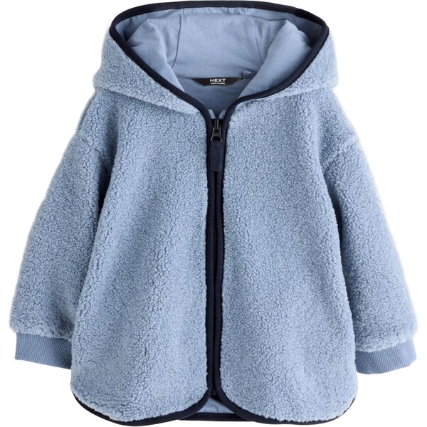 Next Flisová bunda námornícka modrá / svetlomodrá 65661971