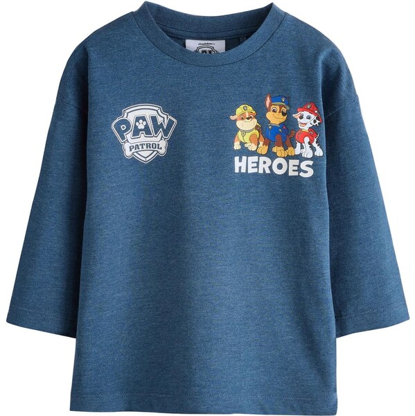 Next Tričko Paw Patrol námornícka modrá / hnedá / červená / biela 65889934