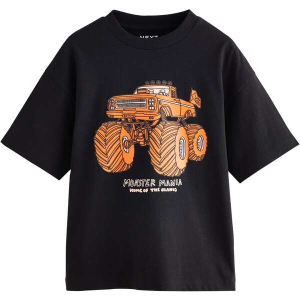 Next Tričko tmavooranžová / čierna 65891869