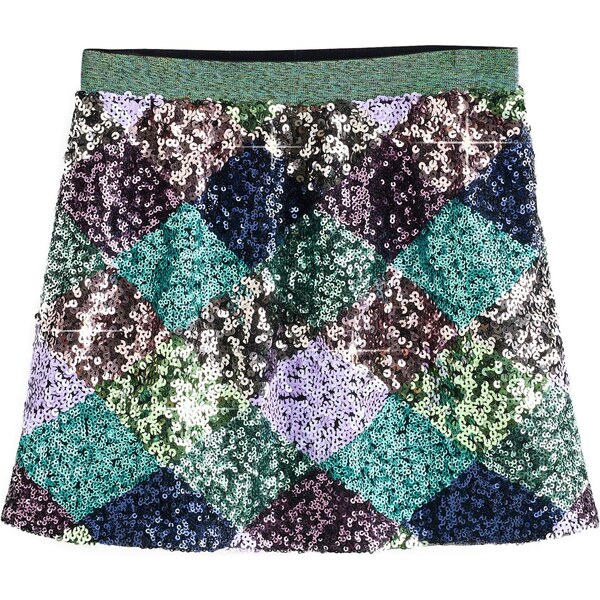 Next Sukňa námornícka modrá / zelená / svetlozelená / orgovánová 65795563