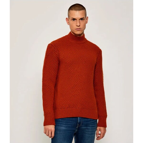 BOSS BLACK Vlnený polorolák C-Heletto | regular fit 65473572