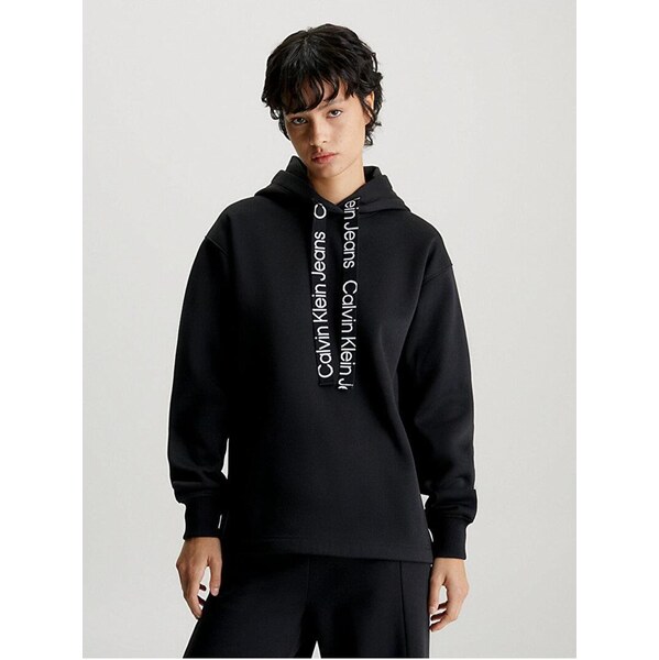 Calvin Klein Logo Drawcord Hoodie 65475720