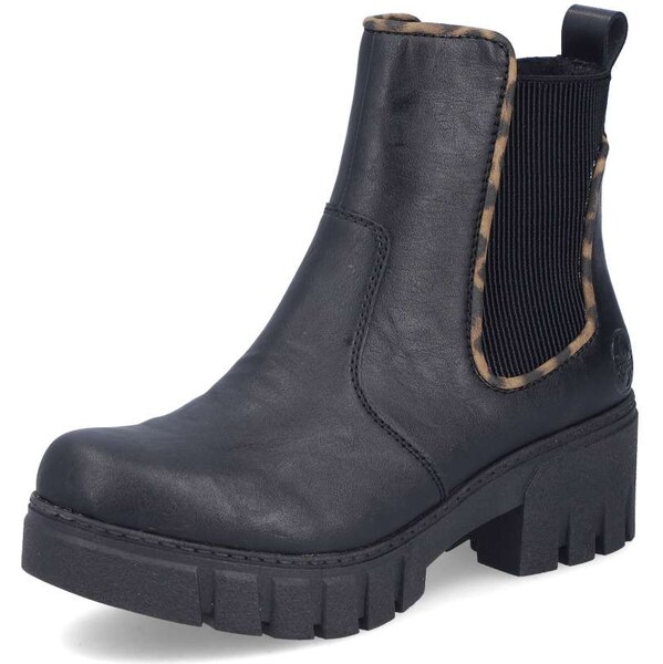 Dámska členková obuv RIEKER 74562-00 čierna W5 65475939