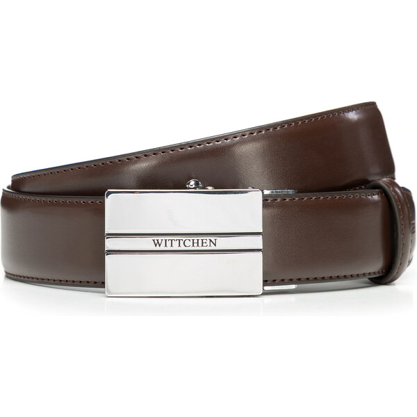 Hnedý pánsky opasok s automatickou prackou Wittchen 101-8M-915-4 66067014