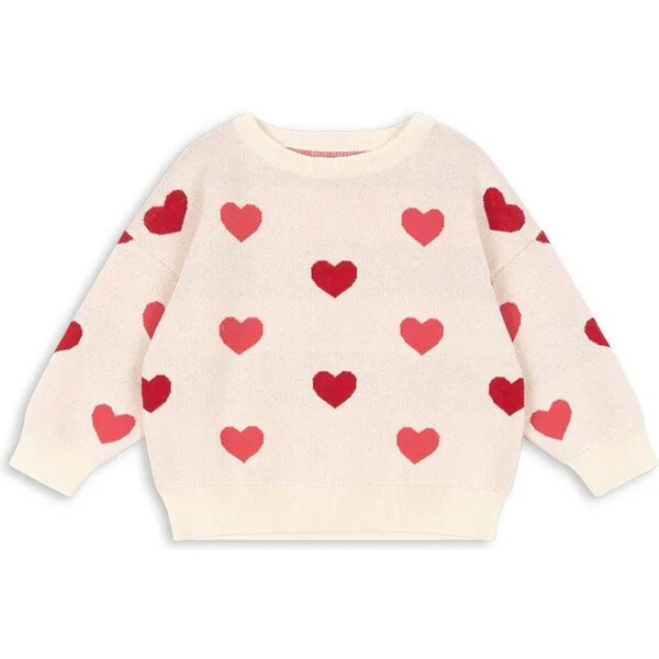 Detský bavlnený sveter Konges Sløjd LAPIS KNIT SWEATER GOTS 65478550