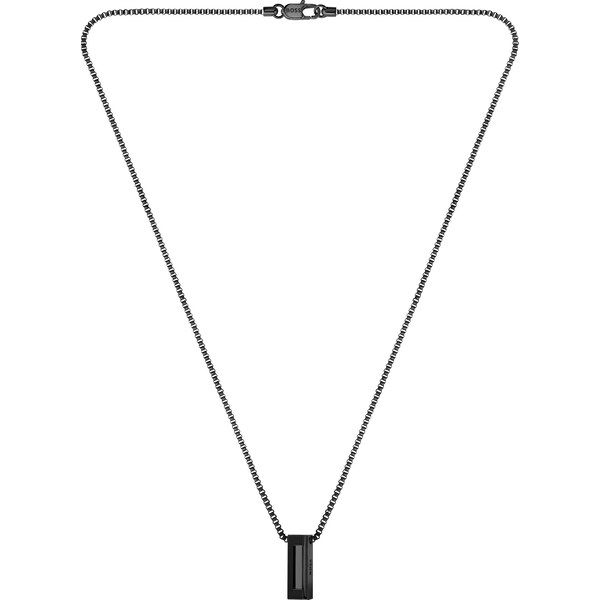 Hugo Boss Čierny pánsky náhrdelník z ocele Candor 1580750 66587729