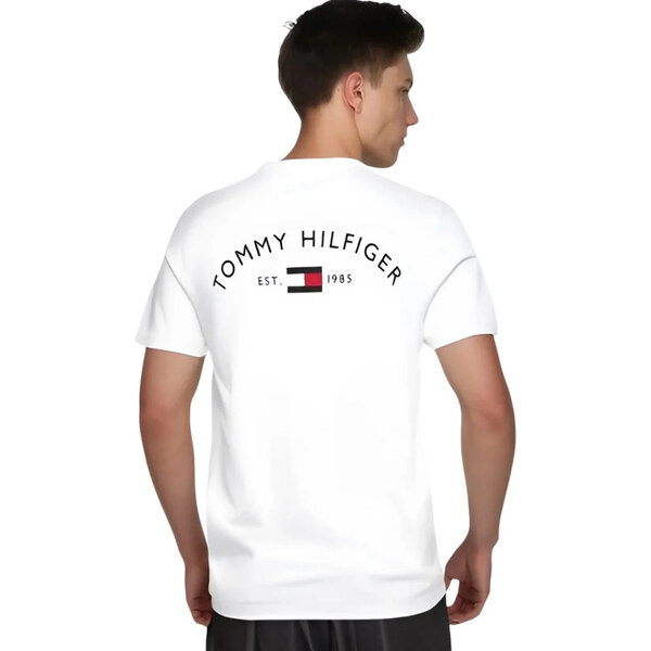 Pánské bílé triko Tommy Hilfiger M56415 65479756