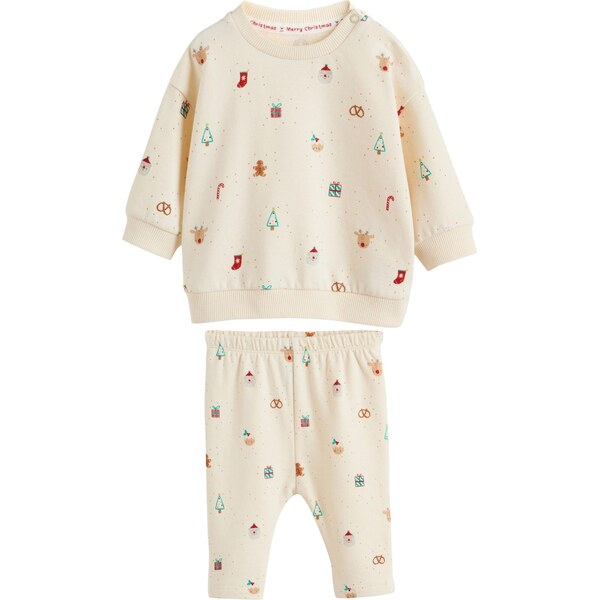 Next Set krémová / tyrkysová / svetlohnedá / červená 65886925