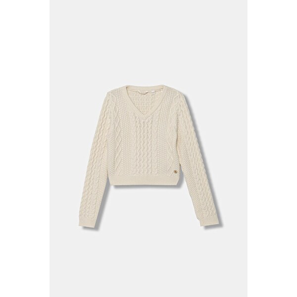 Detský sveter s prímesou vlny Guess 65482033