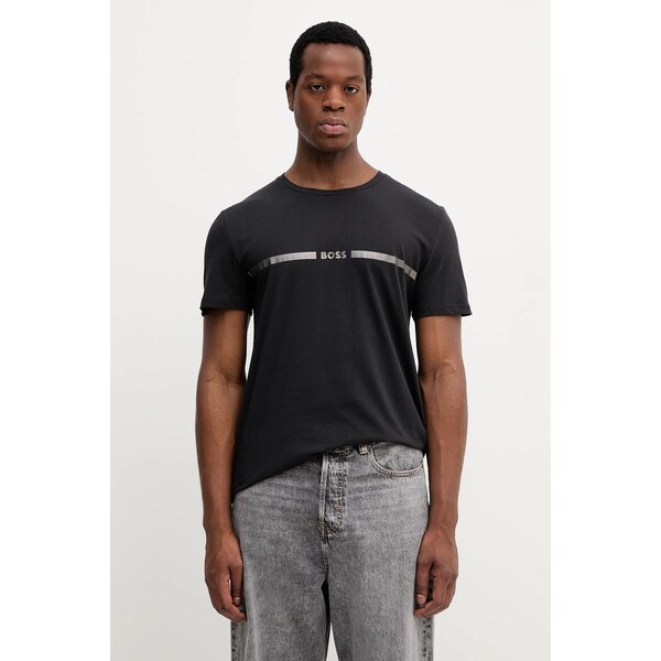 Bavlnené plážové tričko BOSS T-Shirt special 65489528