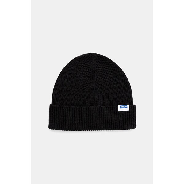 Čiapka s prímesou vlny Hugo Blue Xiav 65488274