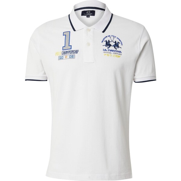 La Martina Tričko modrá / žltá / sivá / biela 65877254