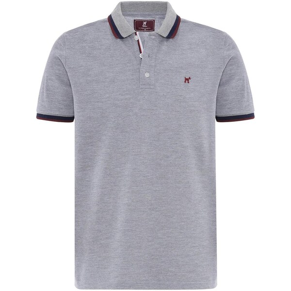 Williot Tričko námornícka modrá / sivá / pastelovo červená 65656581