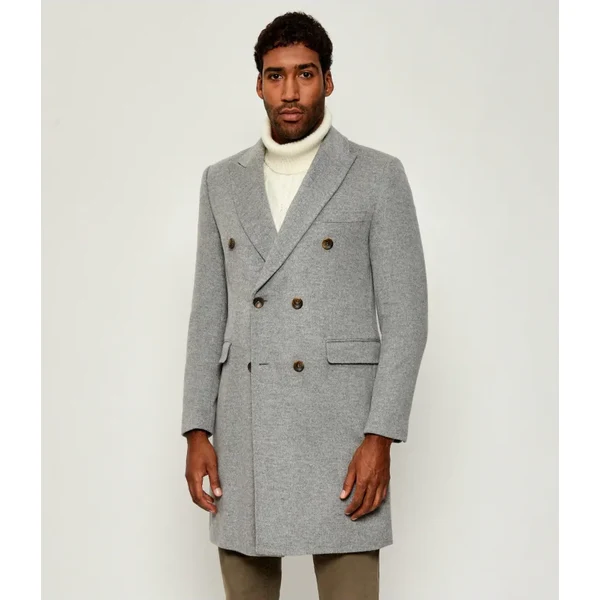 Sand Copenhagen Vlnený kabát Sultan DB | s prímesou kašmíru 65485450