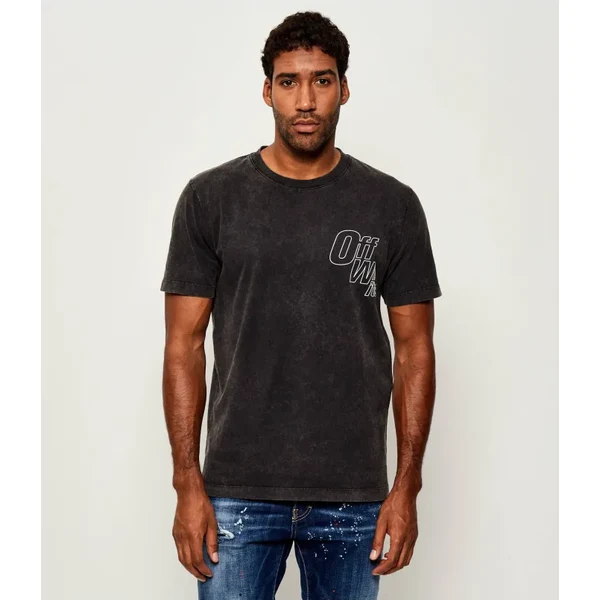 OFF-WHITE Tričko OUTLINE ARROW | Slim Fit 65485551