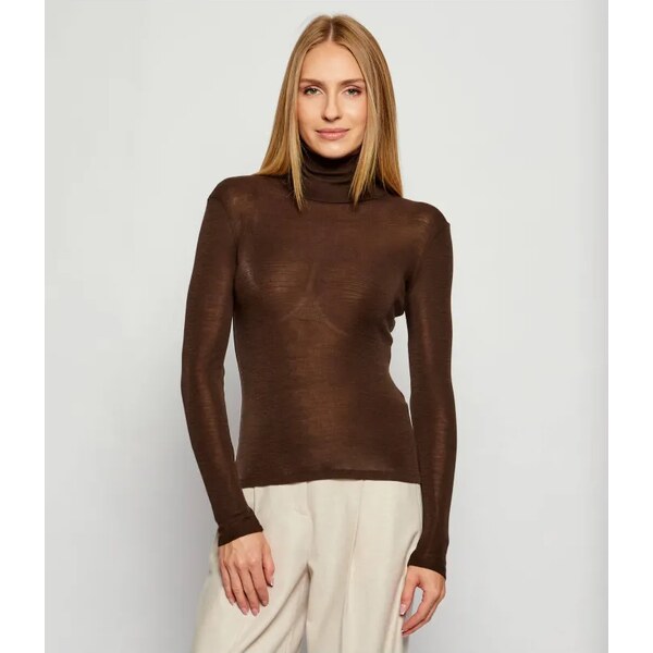 Weekend MaxMara Vlnený rolák TESEO | Slim Fit | s prímesou hodvábu 65454878