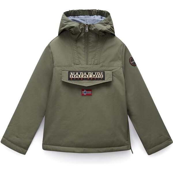 NAPAPIJRI Funkčná bunda Rainforest olivová / svetlozelená / krvavo 65559170