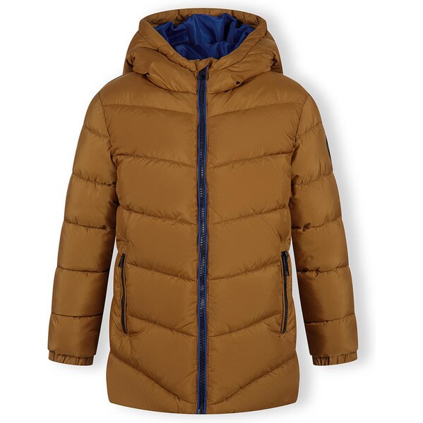 MINOTI Zimná bunda modrá / svetlohnedá / čierna 54280685