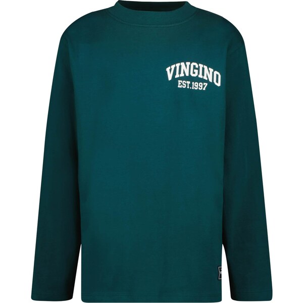 VINGINO Tričko tmavozelená / biela 65894336