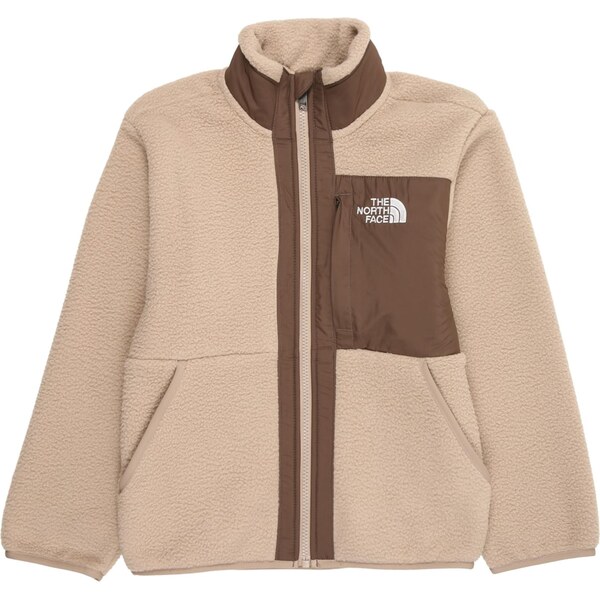 THE NORTH FACE Funkčná flisová bunda YUMIORI čokoládová / sivá / 65577286