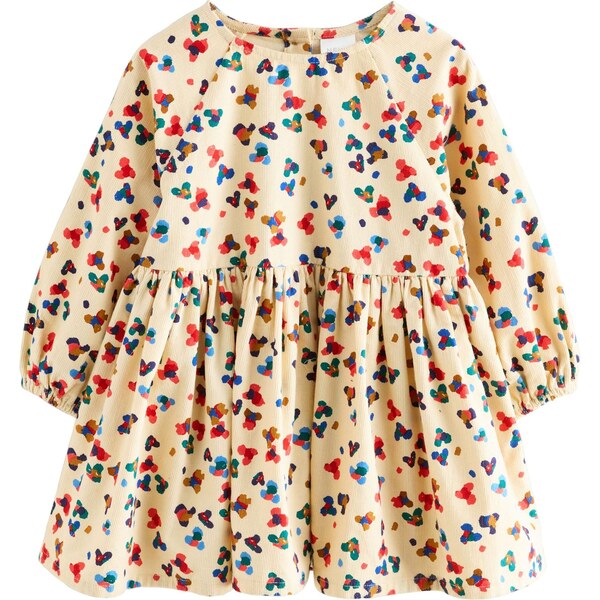 Next Šaty krémová / modrá / hnedá / červená 65663336